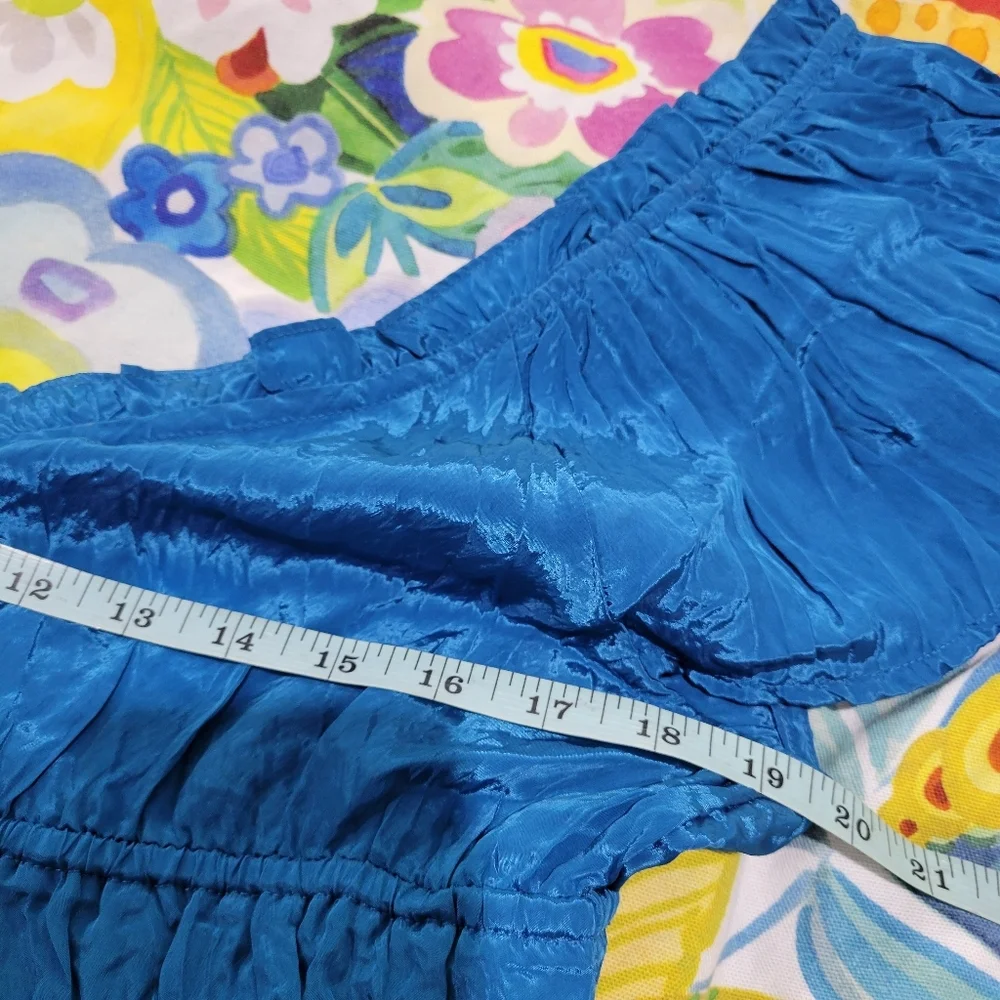 J Crew Palermo dress in viscose-blend crinkle NWT CK800 Blue